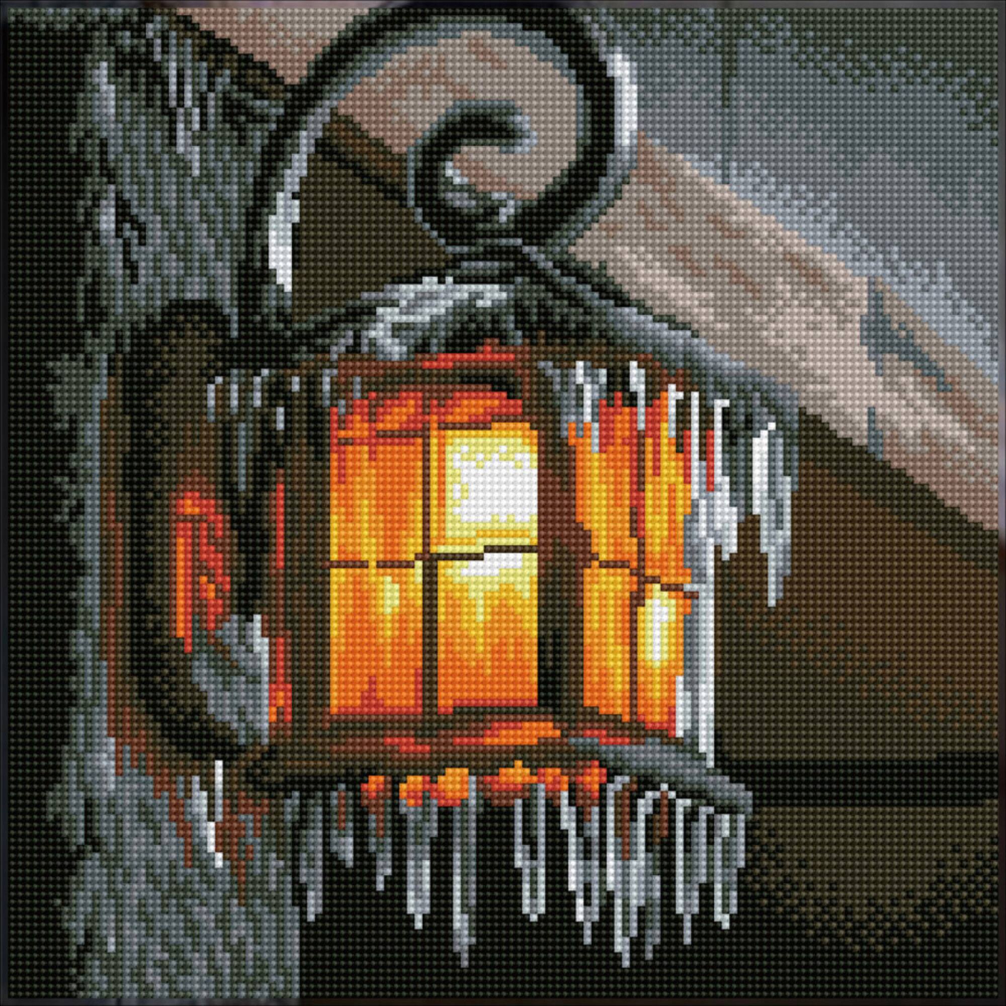 Diamond Dotz® Intermediate Frosty Light Diamond Painting Kit